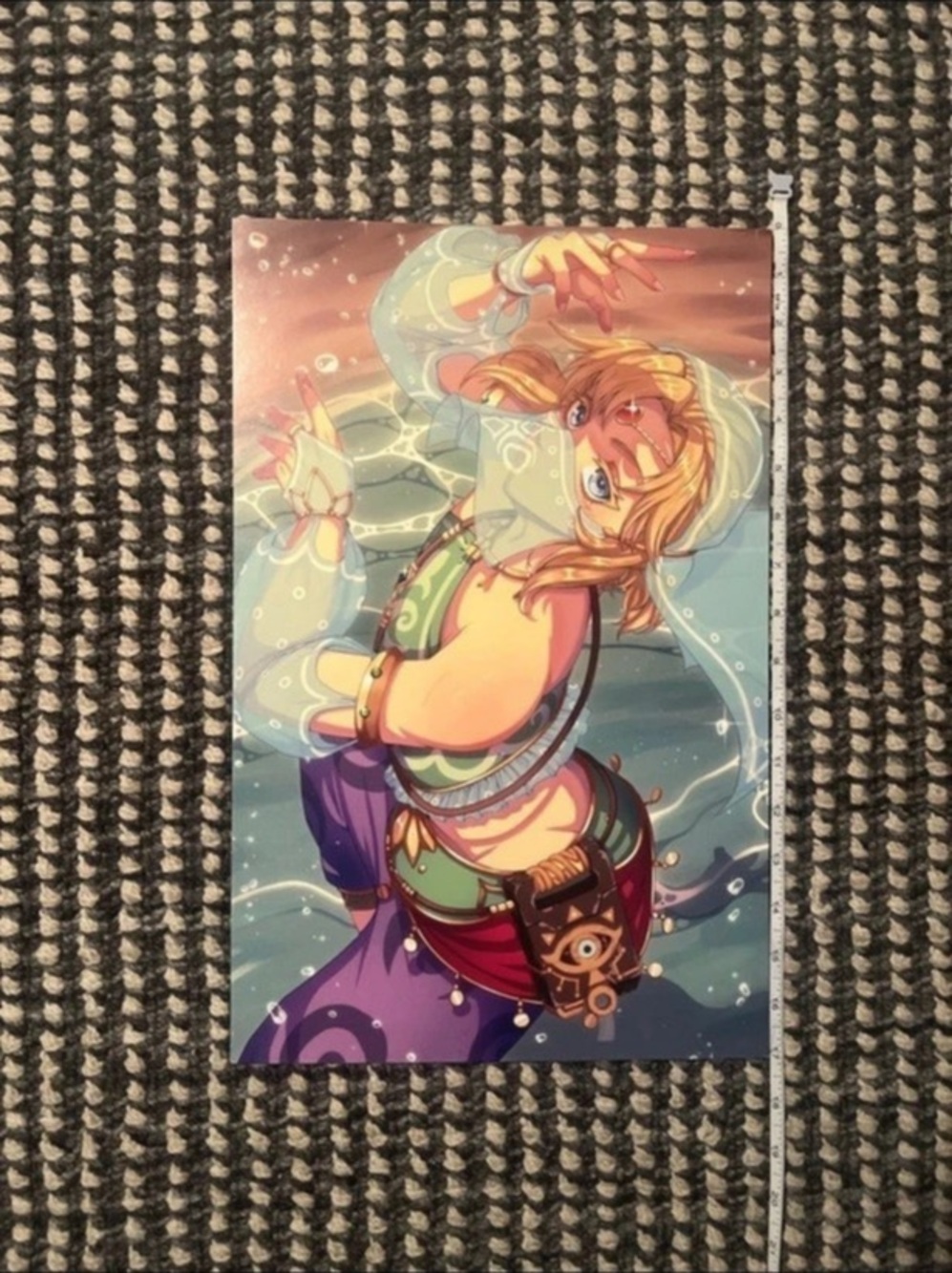 Link Legend of Zelda Art Print Multicolor